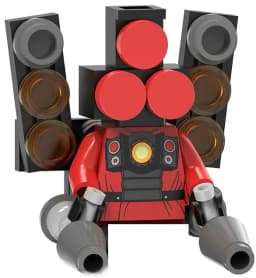 4CM Skibidi Toilet Man Mini Figure Monitor Building Blocks Audio Camera Man Toys Boy Children Christmas Birthday Gift