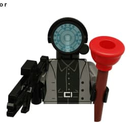 4CM Skibidi Toilet Man Mini Figure Monitor Building Blocks Audio Camera Man Toys Boy Children Christmas Birthday Gift