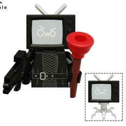 4CM Skibidi Toilet Man Mini Figure Monitor Building Blocks Audio Camera Man Toys Boy Children Christmas Birthday Gift