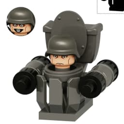 4CM Skibidi Toilet Man Mini Figure Monitor Building Blocks Audio Camera Man Toys Boy Children Christmas Birthday Gift
