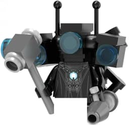 4CM Skibidi Toilet Man Mini Figure Monitor Building Blocks Audio Camera Man Toys Boy Children Christmas Birthday Gift