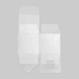 10PCs PVC Square Clear Candy Gift Box Chocolate Candy Boxes Jewelry Storage Boxs Wedding Christmas Packaging Gift Boxs