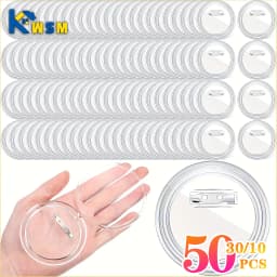 Badge Making Kit Round DIY Pin Button Supplies for Custom Name Tags Brooches Cosplay Party Craft Halloween Gift Christmas Gift
