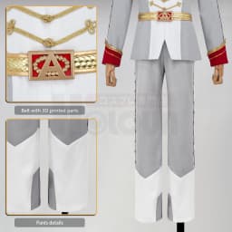 HOLOUN P5 Game Akechi Goro Cosplay Costume Wig Crow Grey Uniform Mask Cos Convention Stage Comic Suit Christmas New Year Gift