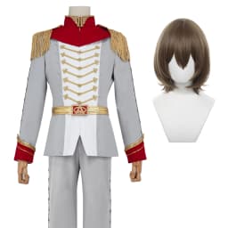 HOLOUN P5 Game Akechi Goro Cosplay Costume Wig Crow Grey Uniform Mask Cos Convention Stage Comic Suit Christmas New Year Gift