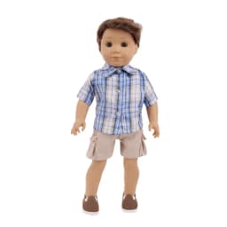 Doll Clothes 3Pcs/Set Hat+ Sweater+Jeans For 18Inch American&43Cm Baby Doll Accessories,Our Generation Baby Girl`s Christmas Toy