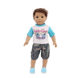 Doll Clothes 3Pcs/Set Hat+ Sweater+Jeans For 18Inch American&43Cm Baby Doll Accessories,Our Generation Baby Girl`s Christmas Toy