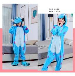 Women Men Onesies Kigurumi Sulley Cartoon Onesie Anime Pajamas Winter Outfit Festival Party Suit Gift For Halloween Christmas