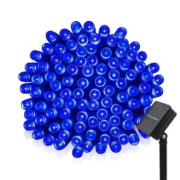 Solar LED String Lights 8-Color Outdoor Waterproof Fairy String Lights Suitable for Terrace Weddings, Christmas and Garden Light