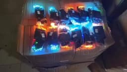 Solar LED String Lights 8-Color Outdoor Waterproof Fairy String Lights Suitable for Terrace Weddings, Christmas and Garden Light