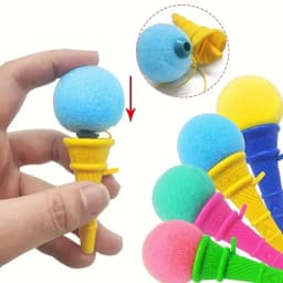 10/20/30Pcs Ice Cream Shooters Soft Sponge Ball Catapult Toy Kids Birthday Party Favors Pinata Goodie Bag Filler Christmas Gifts