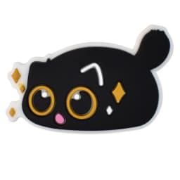 16Pcs Cute Black Cat Series Shoe Charms For Slides Sandals, PVC Shoe Decorations Accessories For Christmas Birthday Gift Party