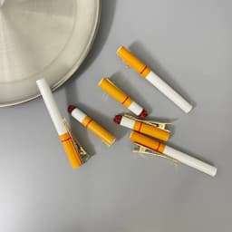 2PCS Creative Funny Emulated Cigarette Hairpins Halloween Christmas Birthday Bachelorette Party Women Hair Clips Girls Headwear