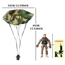 Parachute Toy Army Police Military Snow Navy Soldier Action Figure Toy Hand Throwing Kids Game for Boy Children Christmas Gift