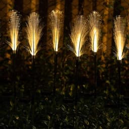 LED Solar Garden Reed Lamp Outdoor Waterproof Lawn Light Yard Christmas Decoration Path Lighting Decor Solar Power Light