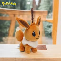 Genuine Pokemon Eevee Umbreon Espeon Kawaii Plush Toy Pendant School Bag Backpack Pendant Key Ring Doll Birthday Christmas Gift
