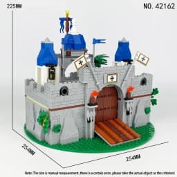 Creative DIY Medieval Roman Knight Castle Building Set Model, Christmas, Halloween and Birthday Gift, Military Collectible Toy