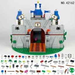Creative DIY Medieval Roman Knight Castle Building Set Model, Christmas, Halloween and Birthday Gift, Military Collectible Toy