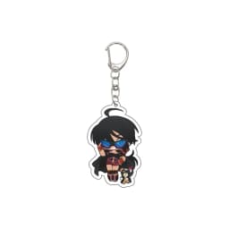 55MM Anime GIRLS und PANZER The Movie Keychain Nishizumi Miho/Akiyama Yukari Key Chain Acrylic Model Plate Christmas Gifts