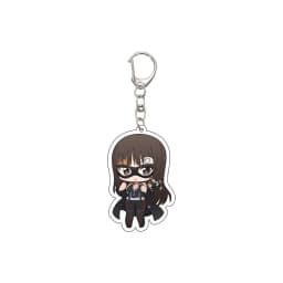 55MM Anime GIRLS und PANZER The Movie Keychain Nishizumi Miho/Akiyama Yukari Key Chain Acrylic Model Plate Christmas Gifts