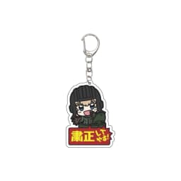 55MM Anime GIRLS und PANZER The Movie Keychain Nishizumi Miho/Akiyama Yukari Key Chain Acrylic Model Plate Christmas Gifts