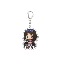 55MM Anime GIRLS und PANZER The Movie Keychain Nishizumi Miho/Akiyama Yukari Key Chain Acrylic Model Plate Christmas Gifts