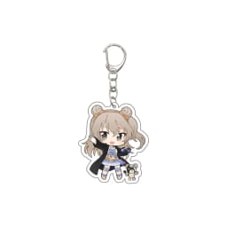 55MM Anime GIRLS und PANZER The Movie Keychain Nishizumi Miho/Akiyama Yukari Key Chain Acrylic Model Plate Christmas Gifts