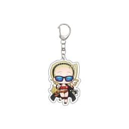 55MM Anime GIRLS und PANZER The Movie Keychain Nishizumi Miho/Akiyama Yukari Key Chain Acrylic Model Plate Christmas Gifts