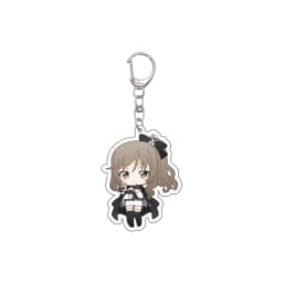 55MM Anime GIRLS und PANZER The Movie Keychain Nishizumi Miho/Akiyama Yukari Key Chain Acrylic Model Plate Christmas Gifts