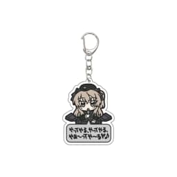 55MM Anime GIRLS und PANZER The Movie Keychain Nishizumi Miho/Akiyama Yukari Key Chain Acrylic Model Plate Christmas Gifts