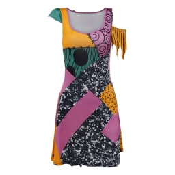 Halloween Dress Suit Women Cosplay Costume Funny Wig Socks Set Movie Dress Up Carnival Gown Party Outfit