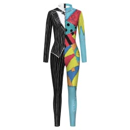 Halloween Dress Suit Women Cosplay Costume Funny Wig Socks Set Movie Dress Up Carnival Gown Party Outfit