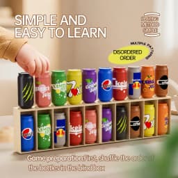 Can You Match the Cans? It's so Fun You Can'T Stop! a Must-Play at Friend Gatherings! It's Time to Test Your Teamwork! Suitable for Christmas, Chinese New Year, New Year's Day, Chinese Valentine's Day, Halloween, Easter, Birthdays, Children's Day, and Other Occasions