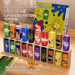 Can You Match the Cans? It's so Fun You Can'T Stop! a Must-Play at Friend Gatherings! It's Time to Test Your Teamwork! Suitable for Christmas, Chinese New Year, New Year's Day, Chinese Valentine's Day, Halloween, Easter, Birthdays, Children's Day, and Other Occasions