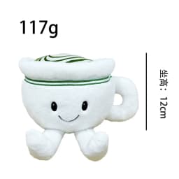 HOT New 12cm Matcha Plush Toys Cute Soft Stuffed Cartoon Pillow Anime Dolls For Kid Birthday Christmas Gift