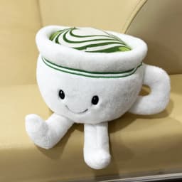 HOT New 12cm Matcha Plush Toys Cute Soft Stuffed Cartoon Pillow Anime Dolls For Kid Birthday Christmas Gift