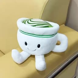 HOT New 12cm Matcha Plush Toys Cute Soft Stuffed Cartoon Pillow Anime Dolls For Kid Birthday Christmas Gift