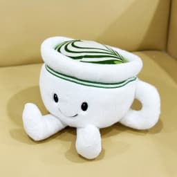 HOT New 12cm Matcha Plush Toys Cute Soft Stuffed Cartoon Pillow Anime Dolls For Kid Birthday Christmas Gift