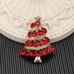 SKEDS 2026 Summer New Design Christmas Tree Brooch Luxury Jewelry Women's High-End Exquisite Pin Badges Wedding Corsage