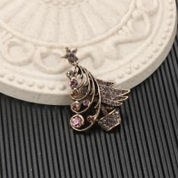 SKEDS 2026 Summer New Design Christmas Tree Brooch Luxury Jewelry Women's High-End Exquisite Pin Badges Wedding Corsage