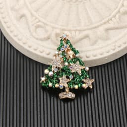 SKEDS 2026 Summer New Design Christmas Tree Brooch Luxury Jewelry Women's High-End Exquisite Pin Badges Wedding Corsage