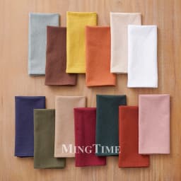 Napkin 40cm X 40cm Washed Cotton Cloth Plain Soft Classic Style Table Napkin for Wedding Christmas Home Party Linen