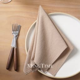 Napkin 40cm X 40cm Washed Cotton Cloth Plain Soft Classic Style Table Napkin for Wedding Christmas Home Party Linen