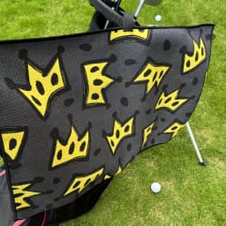 2pcs King Crown Large Golf Towel | Super Absorbent Waffle Fabric, Fast Cleaning, Golf Bowling Lovers' Creative Christmas Gift