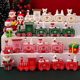 Plastic Train Christmas Ornament Merry Christmas Decoration For Home Xmas Gifts Noel Natal Navidad Happy New Year 2026