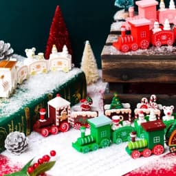Plastic Train Christmas Ornament Merry Christmas Decoration For Home Xmas Gifts Noel Natal Navidad Happy New Year 2026