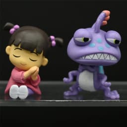 Q Version University Monsters Inc Anime Figures Michael Wozosky Randall Boggs Model Toys Kids Christmas Gift