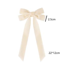 1/2/5/10pcs Christmas velvet with double bow hair clip, fashionable, simple and versatile princess duckbill clip hair accessory