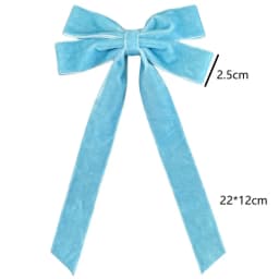 1/2/5/10pcs Christmas velvet with double bow hair clip, fashionable, simple and versatile princess duckbill clip hair accessory
