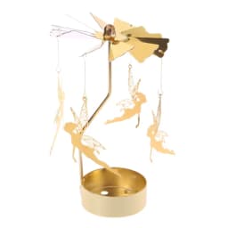 1pc Metal Hot Rotating Candle Holder Christmas Rotating Candle Holder Dinner Party Wedding Party Candle Holder Decoration Gift
